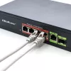 Ethernet PoE Switch QOLTEC 52296 — 4x RJ45 PoE-Ports, 1x RJ45 Uplink