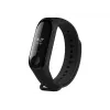 Silikonarmband FIXED für Xiaomi Mi Band 3/4 – Schwarz, Ersatz flexibel langlebig Silikon