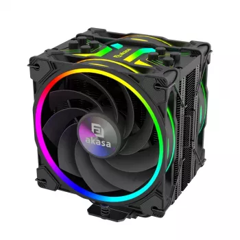 Akasa H4 Plus CPU-Kühler + AR12 Reverse Blade Lüfter