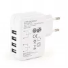 USB-Ladegerät Universal Weiß/4-Port EG-U4AC-02 GEMBIRD