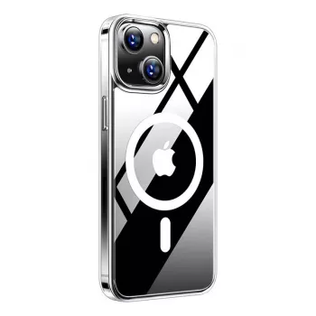 Torras Guardian Magnetic Series iPhone 15 Clear Diamond Clear Schutzhülle mit Magnetbefestigung