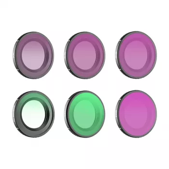 Set mit 6 Sunnylife 1/4 Black Mist + CPL + ND8 + ND16 + ND32 + ND64 Filtern für Osmo Nano