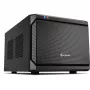 Sharkoon QB One Schwarz - Midi/Minitower ITX, Mini-ITX 3,5 - PC-/Server Netzteil Kühler - USB, USB 2.0, USB 3.0