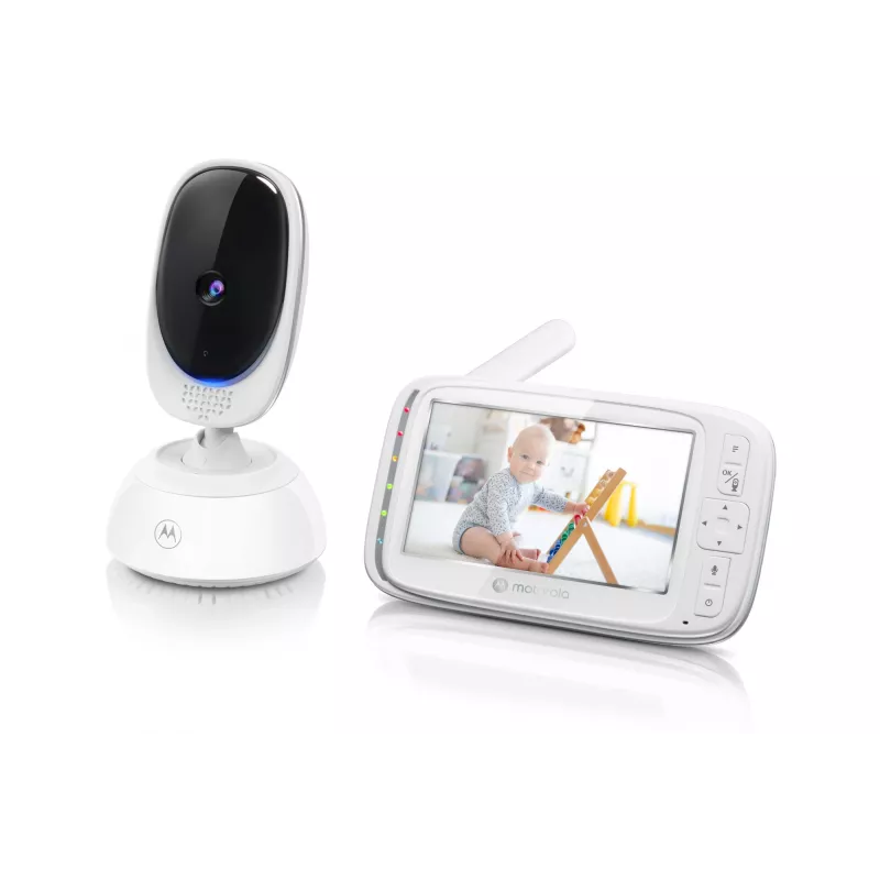 Video-Babyphone MOTOROLA VM75 mit 5,0-Zoll-Bildschirm und Nachtsicht