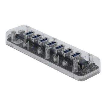 USB Hub DeLOCK 64088 Transparent USB 3.2 Gen 1 Micro-B