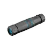 Goobay Outdoor (IP68) Netzwerkkabelverbinder, CAT 6A Ungeschirmt, UTP – staubdicht und wasserdicht, Anschlussleiste für LSA-Montage (werkzeugfrei) (44416)