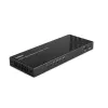 Lindy 4 Port HDMI 8K60 Splitter mit Audio, HDMI, 4x HDMI, 3,5 mm, 7680 x 4320 Pixel, Schwarz, Metall