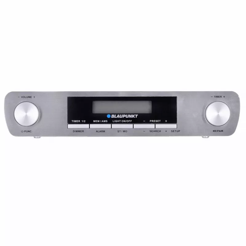 Küchenradio BLAUPUNKT KR14BT mit Bluetooth, UKW, LED-Anzeige, 2x0.8W, Netz/Batterie, grau