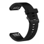 Silikon-Armband FIXED für Garmin QuickFit 20 mm, schwarz