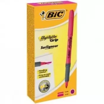 BIC Textmarker FLEX Pink, Box 12 Stück 494879