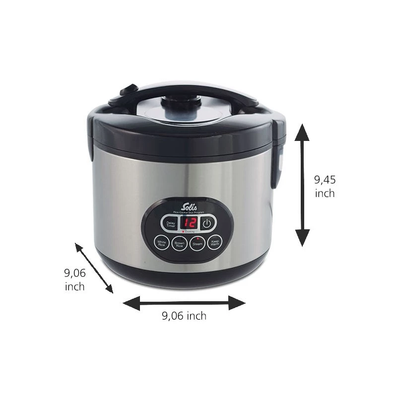 Reiskocher Solis 979.30 1,2 L 500 W Edelstahl