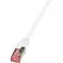 Netzwerkkabel LogiLink 50m Cat.6 RJ-45 S/FTP Weiß