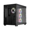 Computergehäuse LC-Power LC-8001B-ON Midi Tower Schwarz