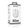 Sharkoon OfficePal M25W kabellose Office-Maus, rechtshändig, 4000 DPI