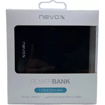 POWERBANK 10.000 mAh Dual schwarz (1482)