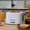 Toaster Toast&Taste 9000 Double Weiß (Weiß, 980 Watt, für 2 Scheiben Toast)