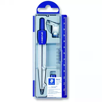 Zirkel Staedtler 550 60 Blau Silber