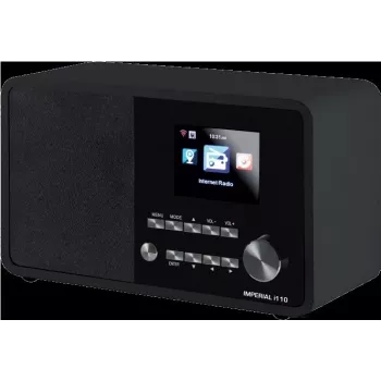DABMAN i110 WLAN-Internet-Radio + Media-Player-Funktion, schwarz