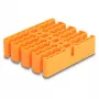 Kabelhalter DeLOCK 66255 orange 24 Kabeleinführungen