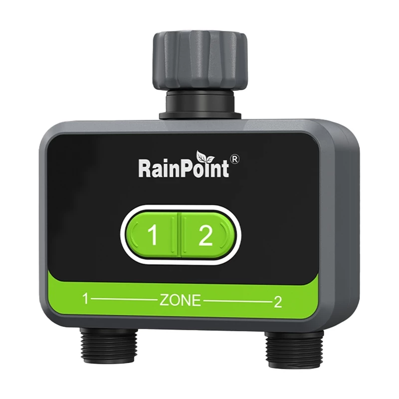 Bewässerungssteuerung RainPoint HTV210B 2-Zonen mit App-Steuerung (Modell HTV210B)