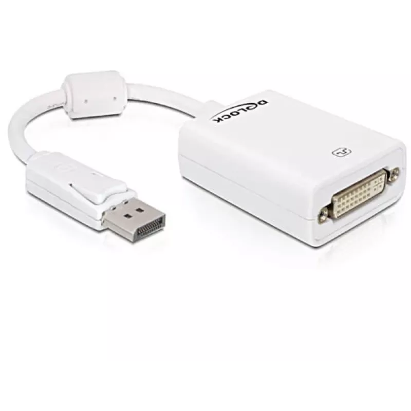 Videokabel-Adapter DeLOCK 61765 DisplayPort zu DVI-I 0,125 m