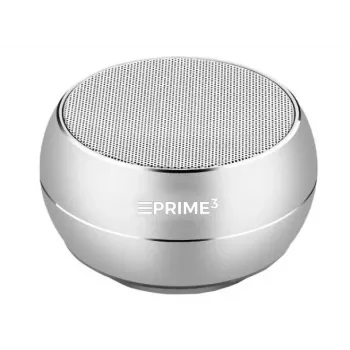 Prime3 Bluetooth-Lautsprecher ABT03SL (silber) (5h, Akku), Bluetooth-Lautsprecher, silber