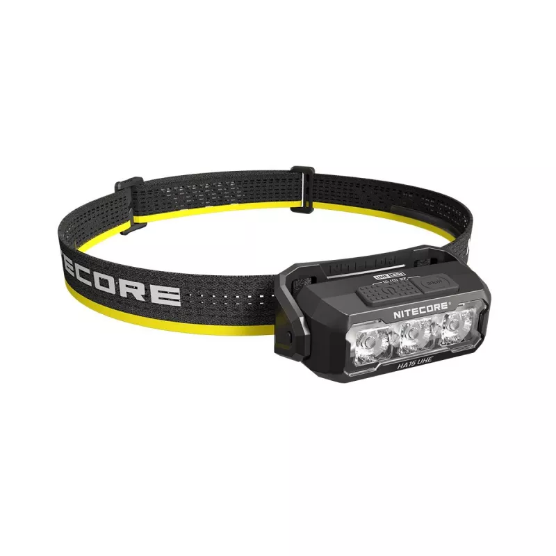 Stirnlampe Nitecore HA15 UHE – kompaktes, freihändiges Licht, max. 400 Lumen
