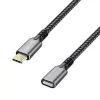 USB 3.2 Gen2 Type-C auf USB-C/F, PD, 1m