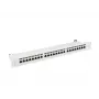 Patchpanel 1U LANBERG PPS7-1024-S – 24-Port, Cat7, F/UTP, Metall, 1U (445×102×44,5 mm)