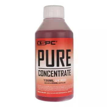 Kühlmittelkonzentrat XSPC Pure 150 ml — roter UV-sicherer Zusatz für Flüssigkühlsysteme