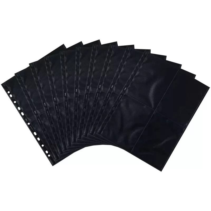 Fototaschen HERMA Fotophan 10x15 cm Hochformat schwarz 10 Stück