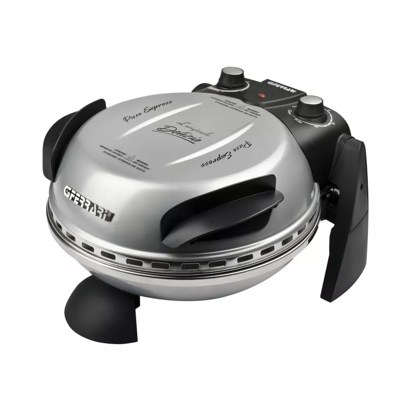 Pizzamaker G3FERRARI Delizia 1200 W, Steinbackfläche, max. 400 °C, 31 cm Pizza, Timer, Thermostat