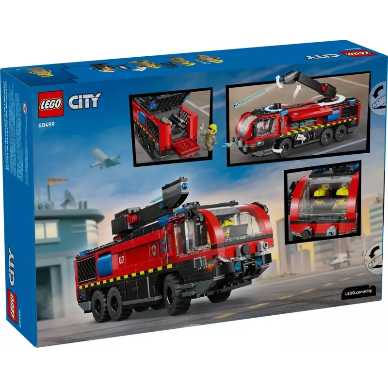 LEGO CITY 60499 Flughafen-Feuerwehrfahrzeug