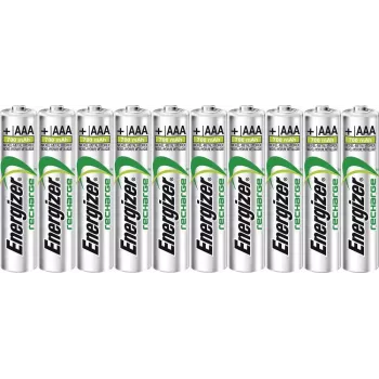 Energizer Micro (AAA)-Batterie NiMH Power Plus HR03 700 mAh 1,2 V 10 Stück (E300626400)