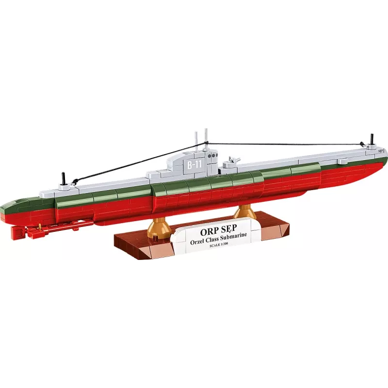 Plastikmodellbausatz Cobi Polnisches U-Boot ORP Sęp Maßstab 1:300 (COBI-4856)