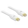 DeLOCK - DisplayPort-Kabel - Mini-DisplayPort (M) - Mini-DisplayPort (M) - 2,0 m - Weiß - für Apple MacBook, MacBook Air, MacBook Pro (82795)