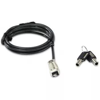 DICOTA BASE XX Laptop Lock Wedge Kabelschloss Anthrazit 1,5 m