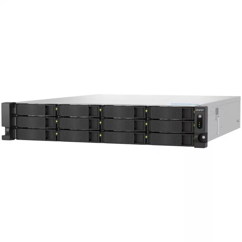 QNAP TS-H1277AXU-RP NAS Rack (2U) AMD Ryzen™ 5 16 GB DDR5 0 TB QuTS hero Schwarz