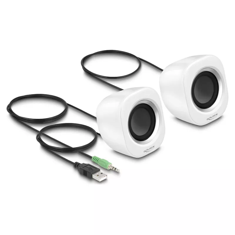Lautsprecher DELOCK Mini Stereo 27008, 2W