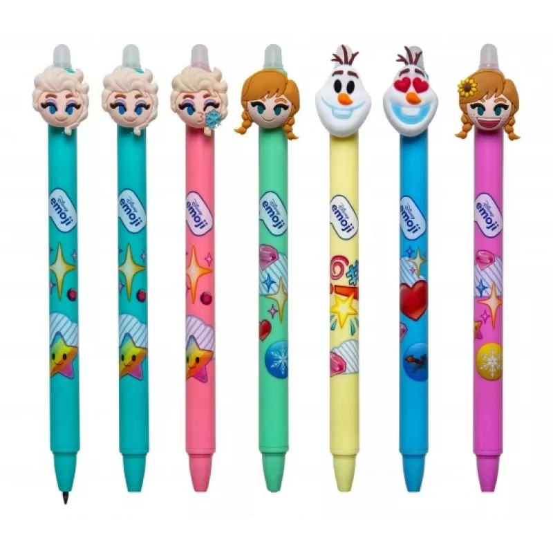 Herausziehbarer löschbarer Stift Colorino Disney Emoji Frozen