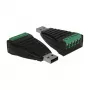 DeLOCK 87738 USB Typ-A auf RS-422/485 Seriell-Konverter