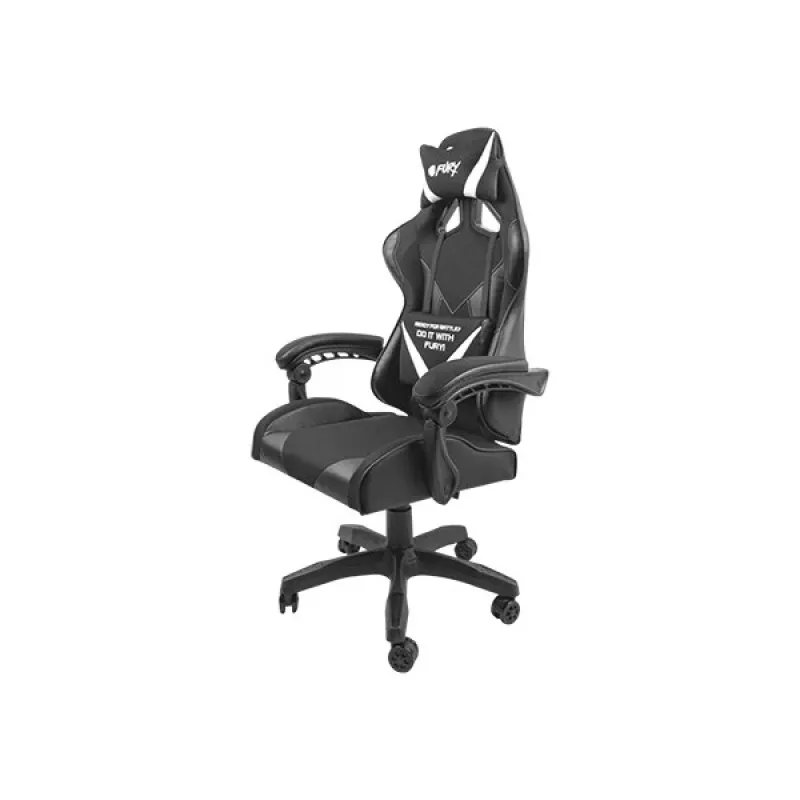 FURY Avenger L Universal Gaming Chair mit gepolsterter Sitzfläche Schwarz