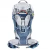 Baby-Trage-Rucksack DEUTER Kid Comfort Active — blau, Polyamid, bis 22 kg, Sonnenverdeck, Fußstütze, VariQuick, Lite Air