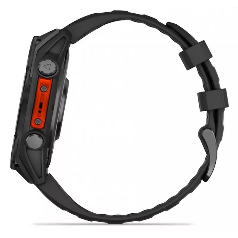 Garmin Fenix 8 3,56 cm (1,4) AMOLED 47 mm Digital 454 x 454 Pixel Touchscreen Schwarz Wi-Fi GPS (Satellit)
