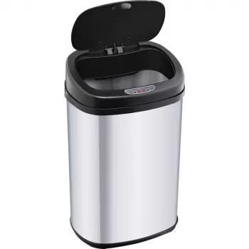 Mülleimer LAMART LT8021 Edelstahl Pedal, Bewegungssensor, 30 L, 34×25×54 cm