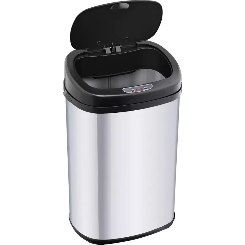 Mülleimer LAMART LT8021 Edelstahl Pedal, Bewegungssensor, 30 L, 34×25×54 cm