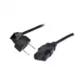 Netzkabel Typ F ShiverPeaks C13 2m Schwarz