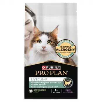 PURINA PRO PLAN LIVECLEAR STERILISED ADULT reich an Truthahn 1,4 kg