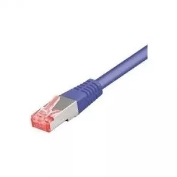 Tecline - Patchkabel - RJ-45 (M) zu RJ-45 (M) - 1,5 m - SFTP, PiMF - CAT 6 - halogenfrei, rastnasenfrei - violett (715015V)