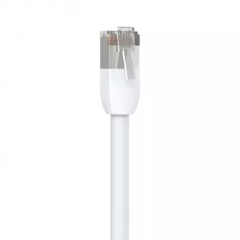 Ethernet-Patchkabel UBIQUITI UACC-CABLE-PATCH-OUTDOOR-1M-W Cat5e RJ-45 auf RJ-45, 1 m, weiß, S/UTP, TPE-Mantel